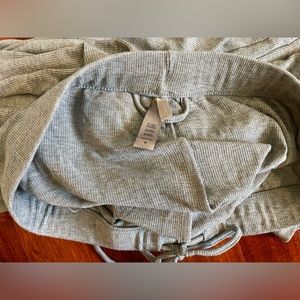 Skims Gray ribbed lounge pants